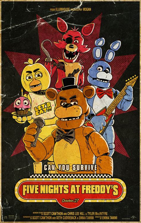 five nights at freddy's 1 poster|More.